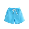 thumbnail image 2 of ersvoioy Teen Sweat Shorts Solid Color Elastic Waist Soft Breathable Summer Casual Bottoms for Girls Back to School Shorts 2-18 Years, 2 of 9