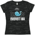 thumbnail image 3 of Inktastic Everett Washington Whale Watching Women's T-Shirt, 3 of 5