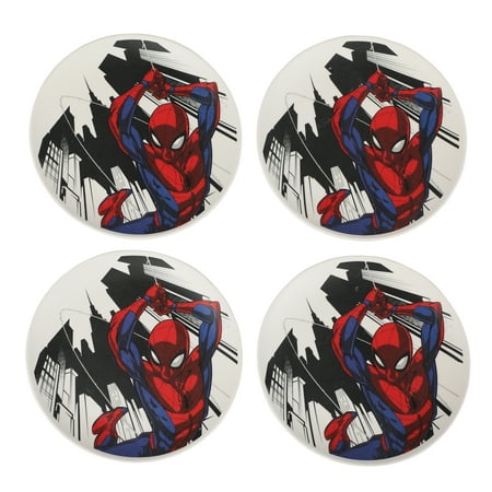 Spider-Man 8 Bamboo Plates (Set of 4)