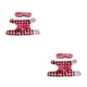 thumbnail image 4 of Greeniant Arnés de hámster lindo y juguetón de poliéster para mascota adorable - Arnés de correa cómodo y seguro Arnés de conejo Rosa a Tela escocesa rosa m,1 2piezas, 4 of 6