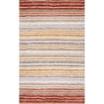 thumbnail image 2 of Havenside Home  Siesta Handmade Striped Plush Shag Rug (6' x 9') - 6' x 9', 2 of 6