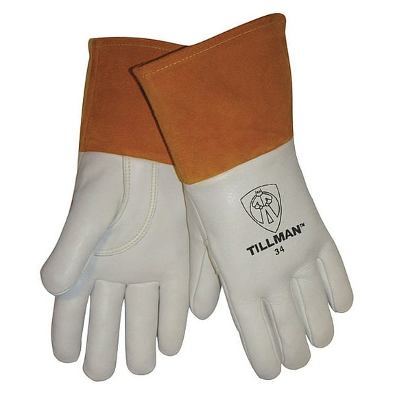 Tillman 34 Gloves, Straight Cuff, Straight Thumb, Premium Cowhide, XL, 1 PR 34XL