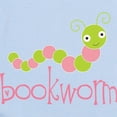 thumbnail image 2 of CafePress - Cute Pink Bookworm Infant Bodysuit - Baby Light Bodysuit, Size Newborn - 24 Months, 2 of 4