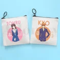 thumbnail image 2 of Kyo Cat Fruits Basket Anime Cartoon Bag Coin Purse Storage Small  Card  Key  Coin Clutch  Zipper Key Bag, 2 of 7