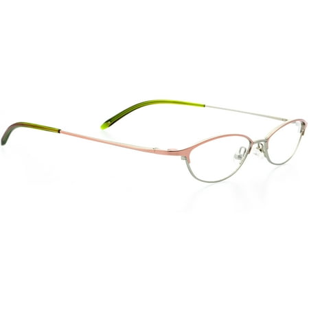 Image of Clip-On ONLY - Oval Shape for Metal Half Rim Frame - Prescription Eyeglasses RX Passion Silver