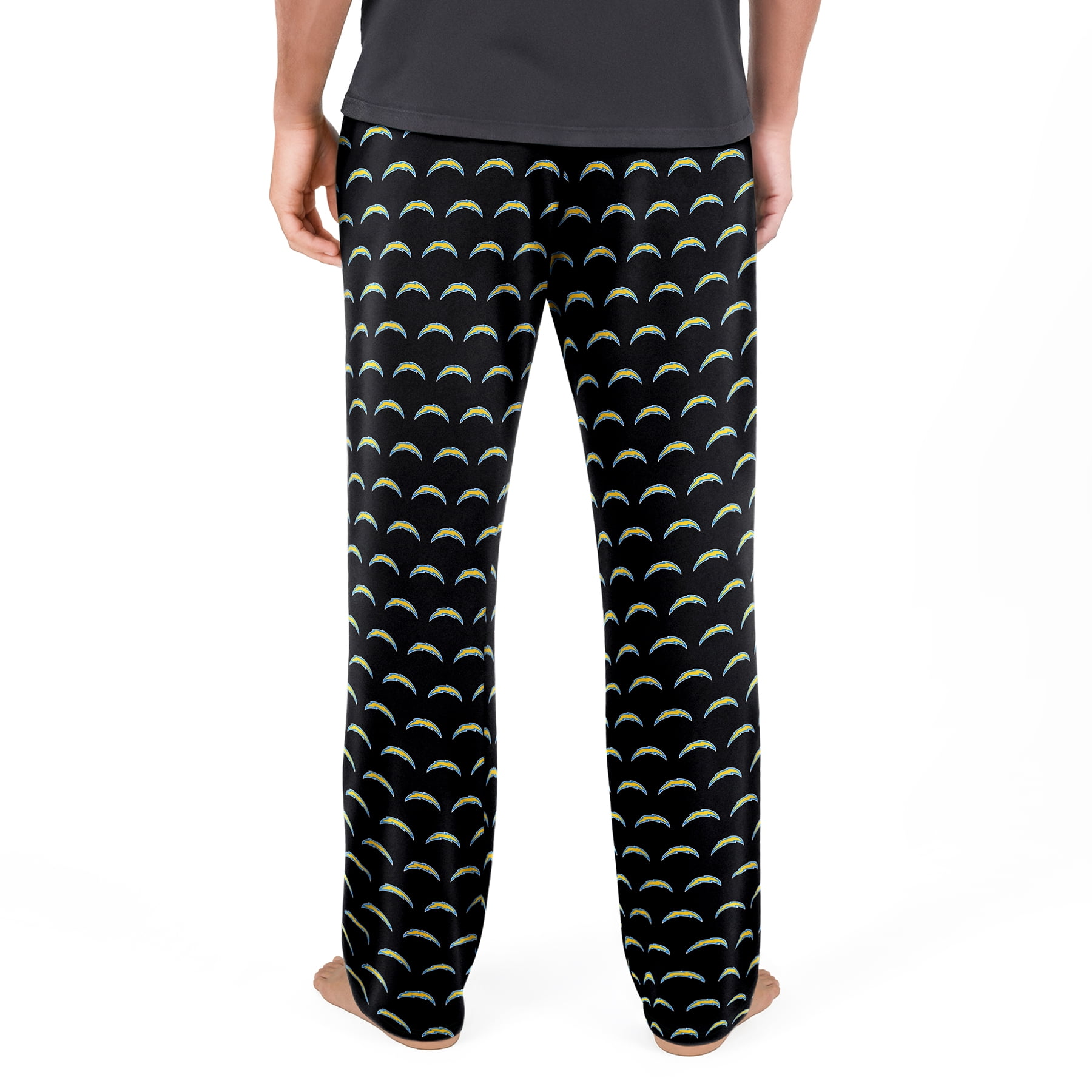 NFL Mens Los Angeles Chargers All Over Print Pajama Pants