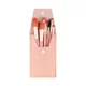 thumbnail image 1 of Mini juego de 8 brochas de maquillaje para mujer, de viaje, portátil, suave, corrector, base de belleza, sombra de ojos, brocha para pestañas con bolsa, 1 of 6