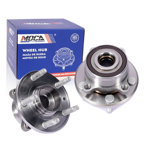 MOCA AUTOPARTS 512460 2x Front or Rear Wheel Hub Bearing Assembly Fit for 2011-2019 Ford Explorer 3.5L & 2013-2019 Ford Police Interceptor Utility 3.7L