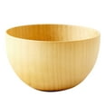 thumbnail image 2 of Wooden Bowls, Japanese Style Wooden Bowl Smooth Noodles Bowls Food Container Wood Eating Bowl, 2 of 10