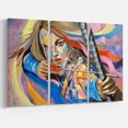 thumbnail image 3 of Design Art - Attrape-Rêves Portrait de Femme, 3 of 3