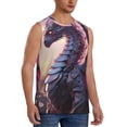 thumbnail image 2 of Kdxio Dragon for Men's Muscle T-shirt,Sleeveless for Workout Running Athletic Gym Lounge Casual, 2 of 5