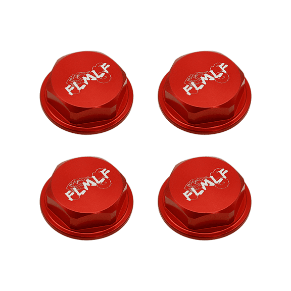 Aluminum Wheel Nut 4PCS 24mm Red fit 1/5 HPI Baja RV King Motor 5B 5T 5SC