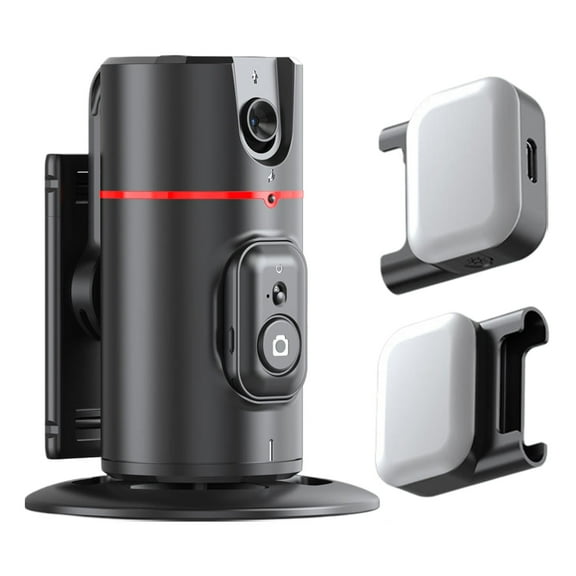Auto Face Tracking Phone Mount Holder with 360° Rotation Motion Sensor Tripod for Live Streaming and Vlogging