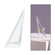 thumbnail image 5 of Exhibidor de anillos en forma de cono, moderno, decorativo, para un solo dedo, manualidades, estilo DIY. Transparente, 5 of 8