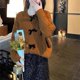 thumbnail image 1 of Suéter con lazo de giros dulces para mujer, Top de manga larga con cuello redondo, cárdigans sueltos, ropa de calle de moda coreana, prendas de punto Y2K para niña, Otoño e Invierno, 1 of 4