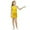 Gold, variant on QHFBli Girls One Shoulder Bodycon Pencil Dress High Waist Silver Glitter Specks Party Club Evening Dresses Hot Pink 4-5Years