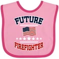 thumbnail image 3 of Inktastic Future Firefighter Boys or Girls Baby Bib, 3 of 4