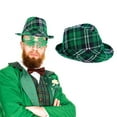 st patricks day sequin fedora hat
