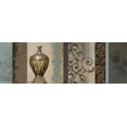 thumbnail image 2 of Marcon, Michael 24x11 Gold Ornate Wood Framed with Double Matting Museum Art Print Titled - Fantasy Floral II, 2 of 4