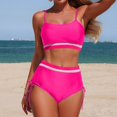 thumbnail image 2 of SRZYMJ Women Ruched Tankini Set Beach Swimsuit Two Piece Bathing Suit Modest Swim Tops with Shorts Tummy Control Swimwear, 2 of 6