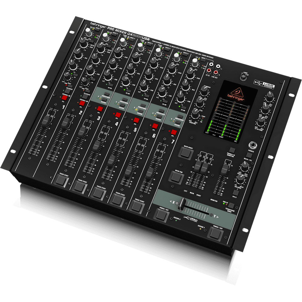 Behringer PRO MIXER DX2000USB Professional 7Channel DJ Mixer w