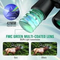 thumbnail image 3 of Binoculares de Alta Potencia 12x42 con Adaptador para Teléfono Binoculares Impermeables de Visión con Poca Luz para Observación de , Caza y Viajes, 3 of 8
