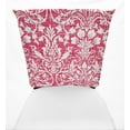 thumbnail image 3 of Pink Floral Damask Dining Room Chair Back Covers or Seat Covers by Penny's Needful Things (Chair Back Cover Only) (18 W x 17 H CHAIR BACK), 3 of 4