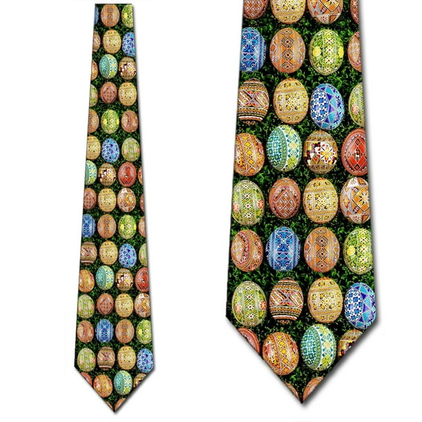 Easter Ties Mens Easter Egg Necktie by Three Rooker