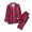 X_Wine, variant on Wang6 Women's Plus Size Pajamas Sets 2 Piece Long Sleeve Pjs Sets V Neck Button Shirts Straight Leg Pants Ladies Loose Fit Plaid Sleepwear Lounge Sets X_White XL