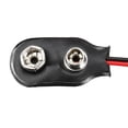 thumbnail image 4 of Unique Bargains 5pcs DC 9V Battery Clip I-Type Buckle Connector Lead Wire 14.5cm Length, 4 of 6