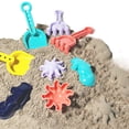 thumbnail image 3 of 6Pcs Summer Beach Water Toy Car Children Digging And Playing With Sand Shovel Hourglass Set Toy, 3 of 11