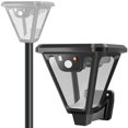 thumbnail image 2 of Muyoka Luces solares para exteriores 8 modos Control remoto Luz solar para cercas Luz de farol solar con recarga USB Luz de pared impermeable IP67 Iluminación de ángulo de 360° Luz de pared con sensor Muyoka Hogar, 2 of 7