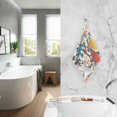 thumbnail image 2 of Yayeee 100% Cotton Hand Towels for Bathroom 16" x 28" Soft Absorbent Kitchen Towel, Vibrant Japanese Flowers, 2 of 7
