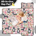 thumbnail image 4 of Boston Terrier Dog with Flower Toddler Nap Mats for Kids Preschool,50"x20" Sleeping Mat Bag or Kids,Toddler Sleeping Bag,Toddler Nap Mat or Daycare, 4 of 6