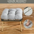 thumbnail image 7 of POCASSY Double Swing Chair with Stand and Ottomans, 7 of 7