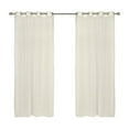 thumbnail image 2 of Commonwealth Outdoor Decor Escape Indoor/Outdoor Voile Grommet Panel - 54x108" - Ivory, 2 of 3