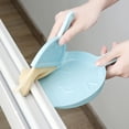 thumbnail image 4 of Mini dustpan and brush set plastic for dust collector in white, 4 of 4