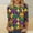 ZA-Multicolor# Womens Funny Holiday Shirts, variant on Jinhomg Carnival Cruise Shirts for Women Fashion Novelty Mardi Gras Sequin Print Blouse Casual Loose 3/4 Sleeve Holiday Party Tops Celebration Costumes 2025 Saving Multicolor S
