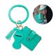 thumbnail image 1 of Desmontable Pu Cuero Llavero Tarjetero Círculo Pulsera Pulsera Llavero Para Novia Madre Amiga matsuzay AP006160-04, 1 of 6