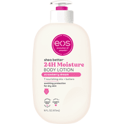 (2 pack) eos Shea Better Body Lotion for Dry Skin, Strawberry Dream, 16 fl oz