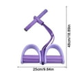 thumbnail image 3 of Adjustable Sit Up Resistance Band, Yoga Pedal Pull Rope for Home Gym, Core Workout, Body Fitness Exercise, Elastic Training Equipment for Arms, Legs, Abs, 3 of 8
