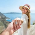 thumbnail image 1 of TIMIFIS Silver Rings New S925 Hummingbird And Flower Ring Ring S925 Sterling Flower And Bird Chunky Ring, Flower Hummingbird Engraved Wide Ring For Wome Valentine'S Day Gift, 1 of 2