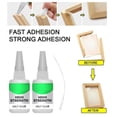 thumbnail image 5 of 2pcs High Strength Oily Glue Universal Super Glue - Mighty Instant Glue for Resin Ceramic Metal Glass Plastic Wood Jade Quick Repair, 5 of 8