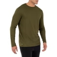thumbnail image 5 of Athletic Works Men's and Big Men's Active Quick Dry Performance Long Sleeve T-Shirt, up to Size 5XL, 5 of 5