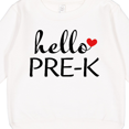 thumbnail image 3 of Inktastic Hello Pre-k Toddler Sweatshirt, 3 of 4