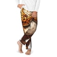 thumbnail image 2 of Xecao Cartoon Cheetah With Attitude Print Teenagers' Pajama Pants Long Sleep Pants Soft Elastic Waist Pajama Bottoms Elastic waist with 2 Pockets 5-16 Years-XS(5-6), 2 of 6