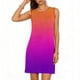 thumbnail image 3 of TaTaai Women's Round Neck Sleeveless Slip Dress Solid Color Casual Pullover Dress with Side Slit Lightweight Summer Stretchy Fit Gift, 3 of 6