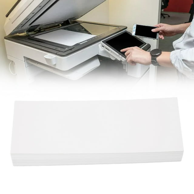 100 Pcs Papier Cartonné Simple et Élégant pour Cartes Postales et Invitations de Fête avec Pages Vierges Recto Verso, Sans Acide, Polyvalent