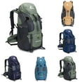thumbnail image 4 of 50L Large Capacity Outdoor Hiking Backpack Unisex Sports Travel Trekking Camping Rucksack, Waterproof Lightweight Comfortable For Men Women Cycling Mountaineering Daypacks,, 4 of 5