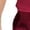 Wine, variant on Dealovy Pajamas for Women Set Satin V-Neck Sleeveless Tank Top Elastic Waist Shorts Breathable Solid Sleepwear
